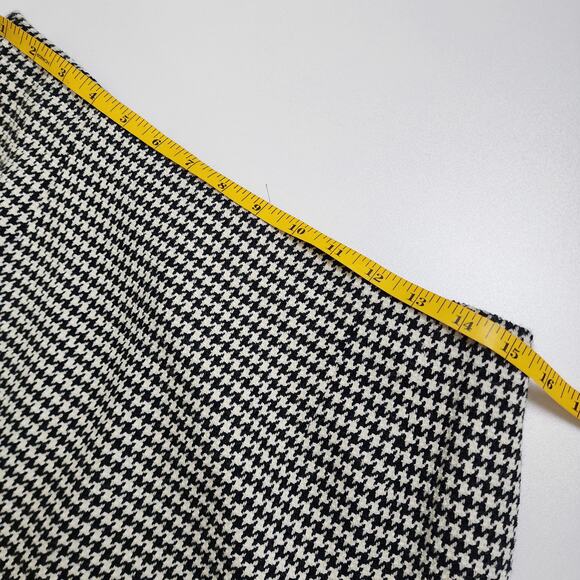 Talbots Womens Vintage Worsted Wool Gingham Skirt Size 12 Straight Knee Length - Picture 9 of 10